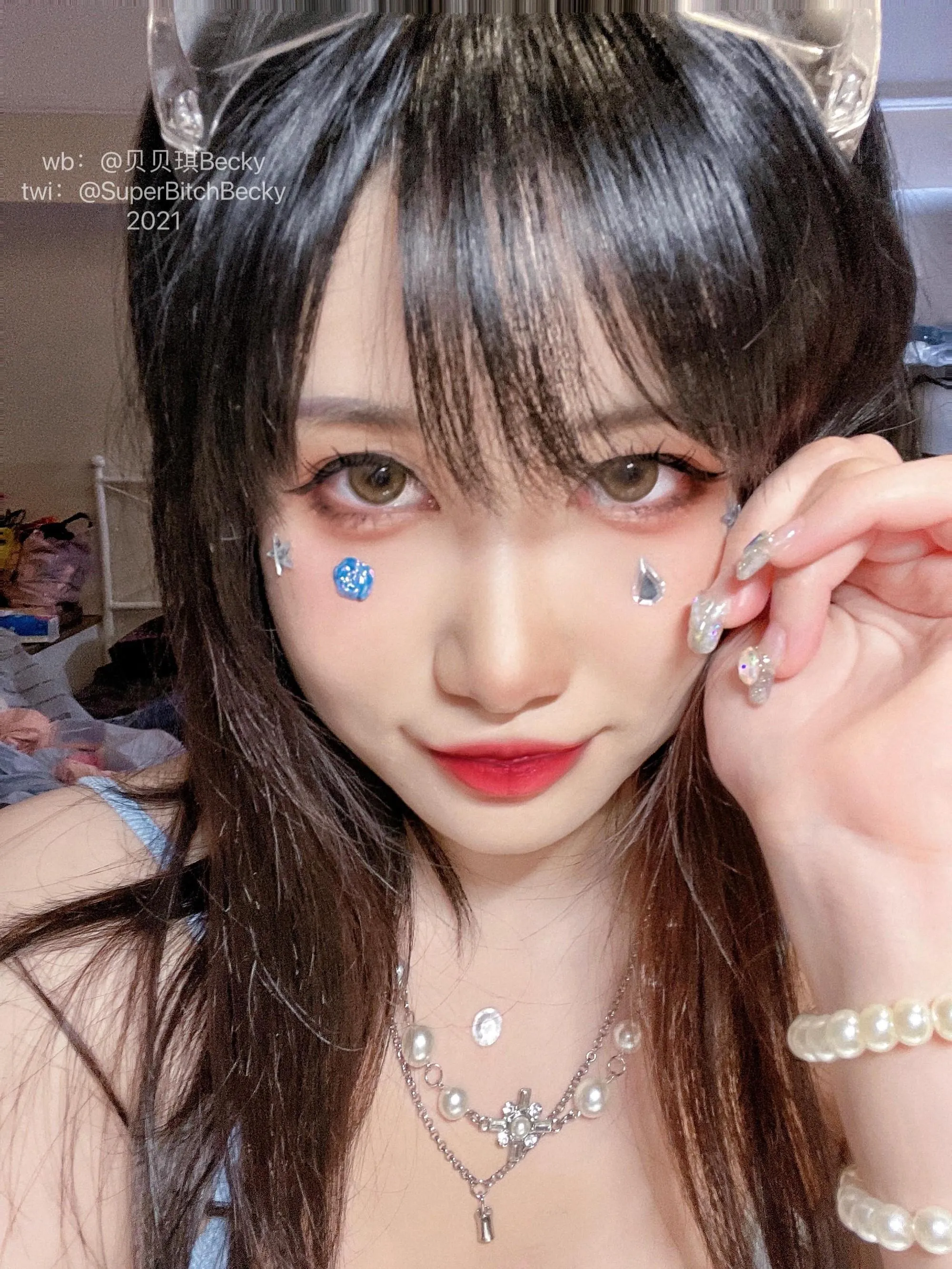 贝贝琪Becky – NO.019 对镜黑发辣妹 [105P]插图4